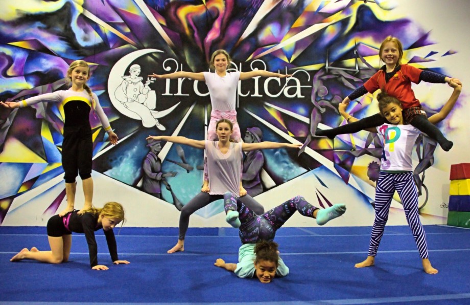 Image of Placemaking at One Central – Circus Skills Acrobalance and Tumbles event